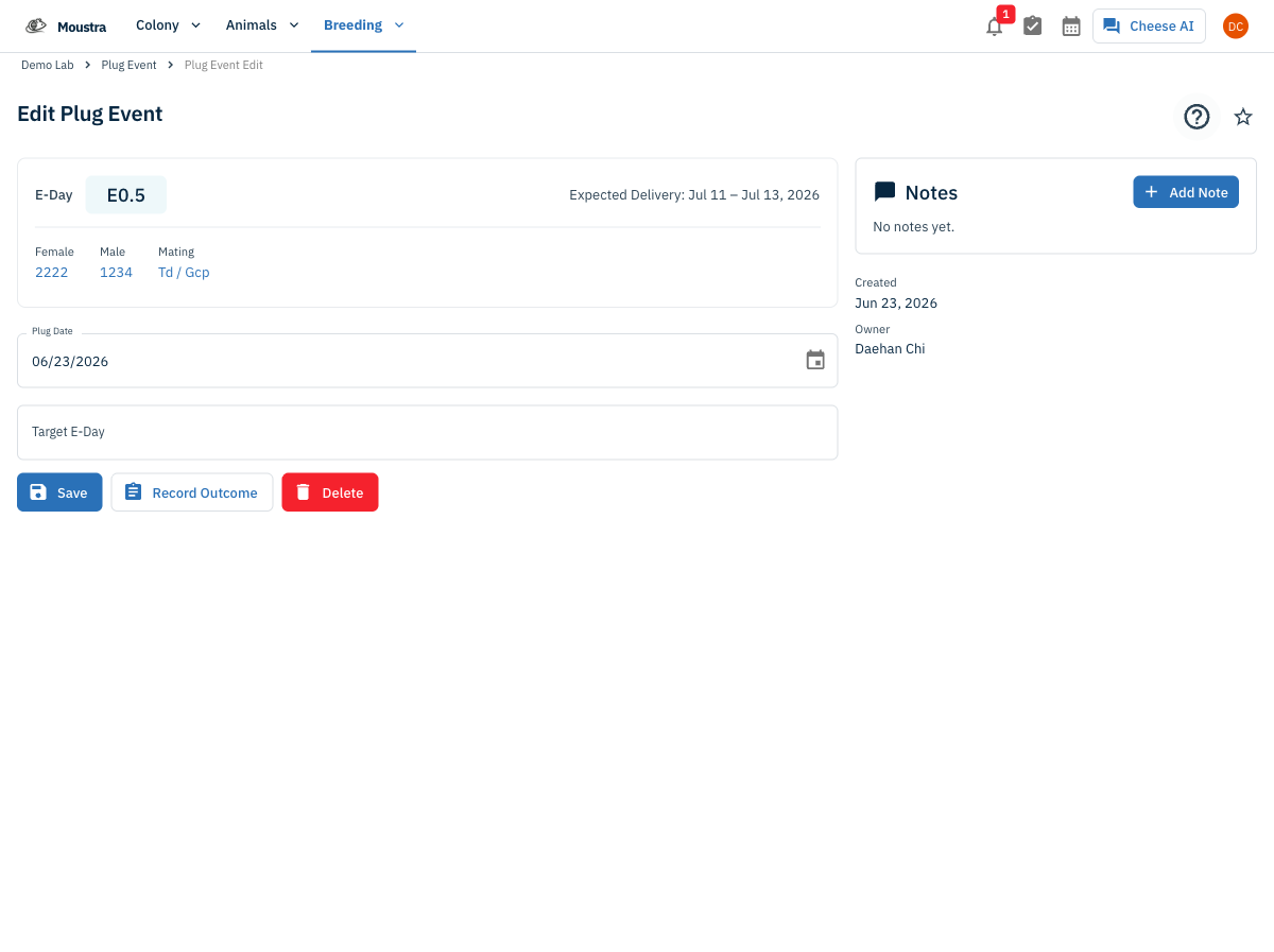 Screenshot for Open a plug to see its timeline