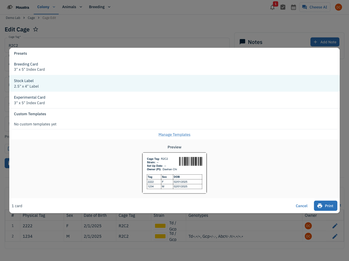 Screenshot for Review the preview and print