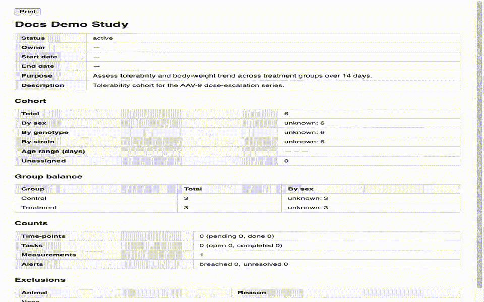 How to View Study Reports and Export Data — full walkthrough