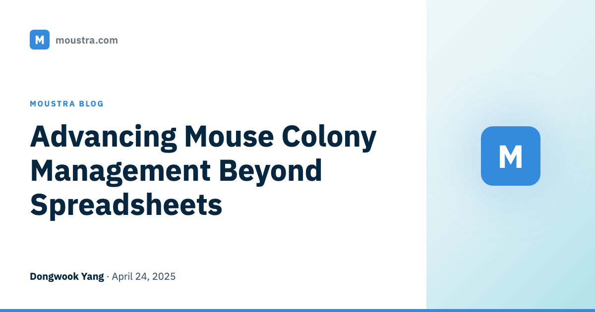 Advancing Mouse Colony Management Beyond Spreadsheets