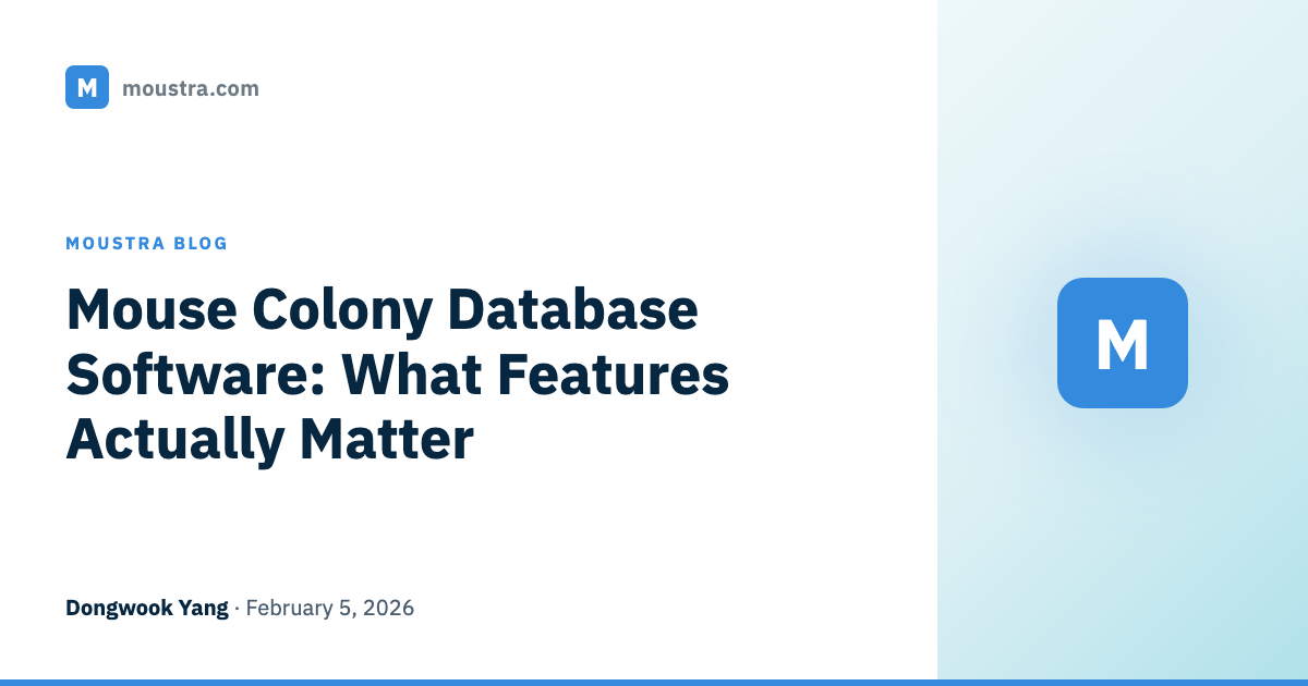 Mouse Colony Database Software: What Features Actually Matter