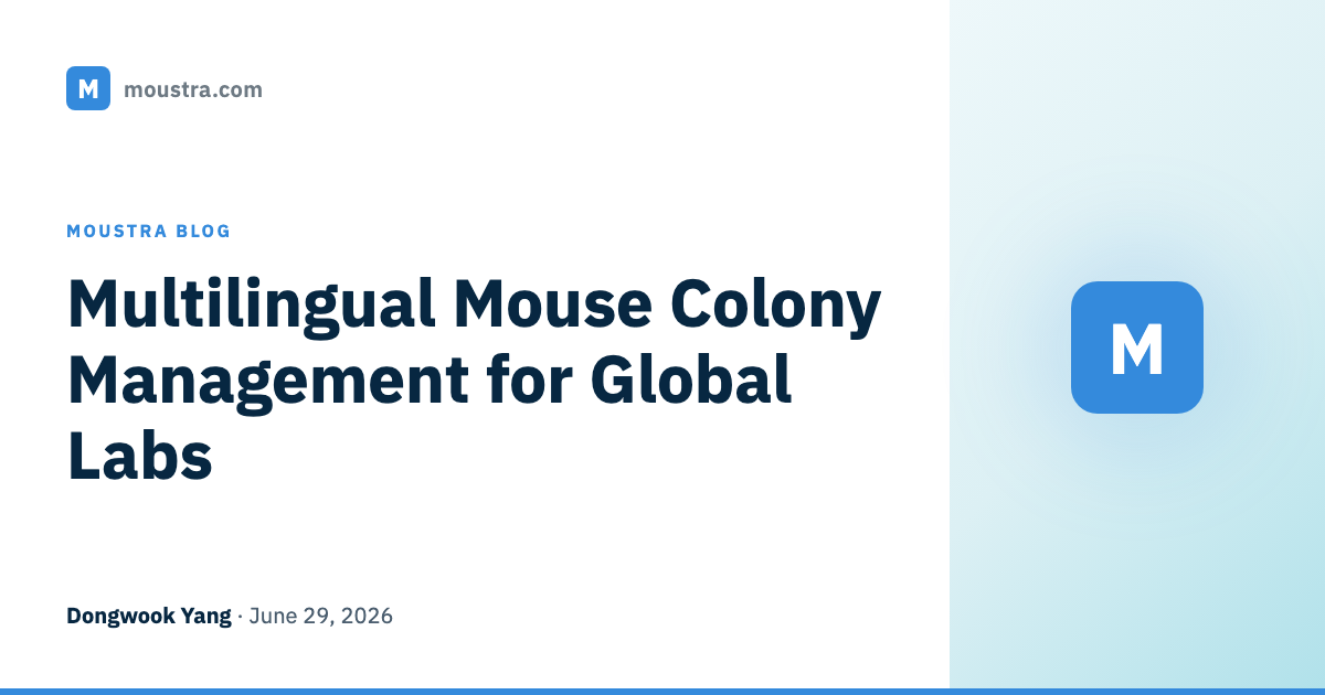 Multilingual Mouse Colony Management for Global Labs