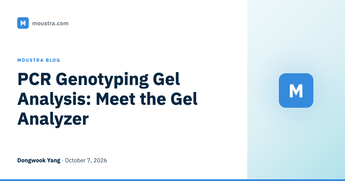 PCR Genotyping Gel Analysis: Meet the Gel Analyzer